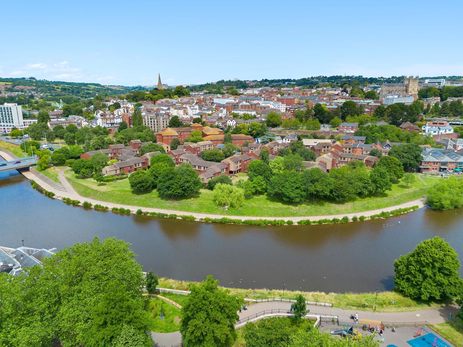 River Exe Cottage Waterfront Exeter Ngoại thất bức ảnh